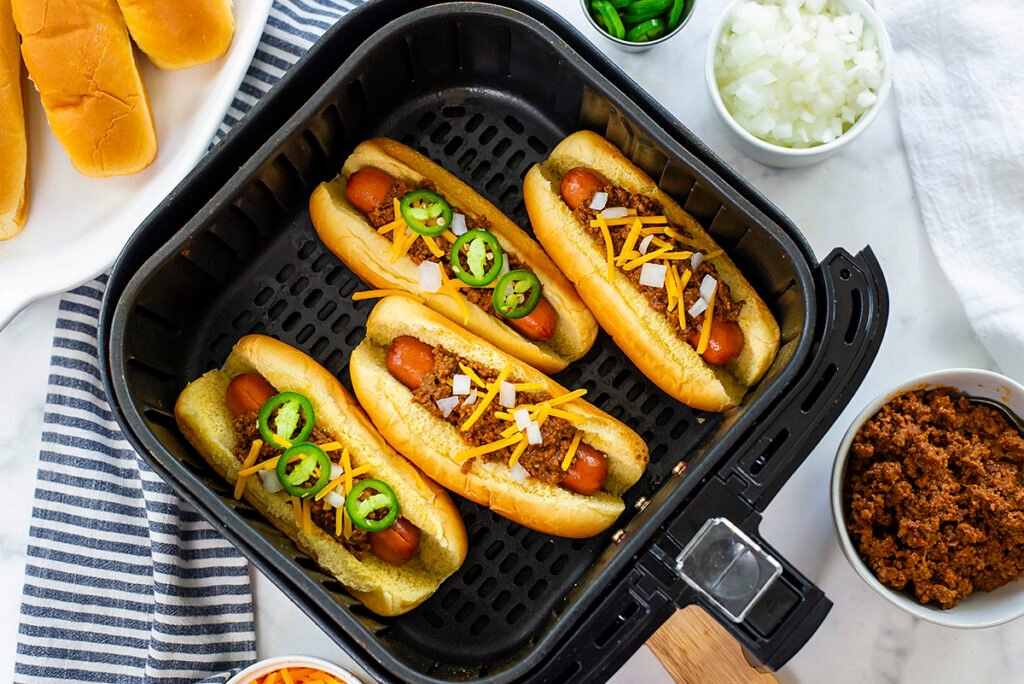 Air Fryer Hot Dogs: Quick, Crispy, and Perfect Every Time 2 air fryer hot dog recipe